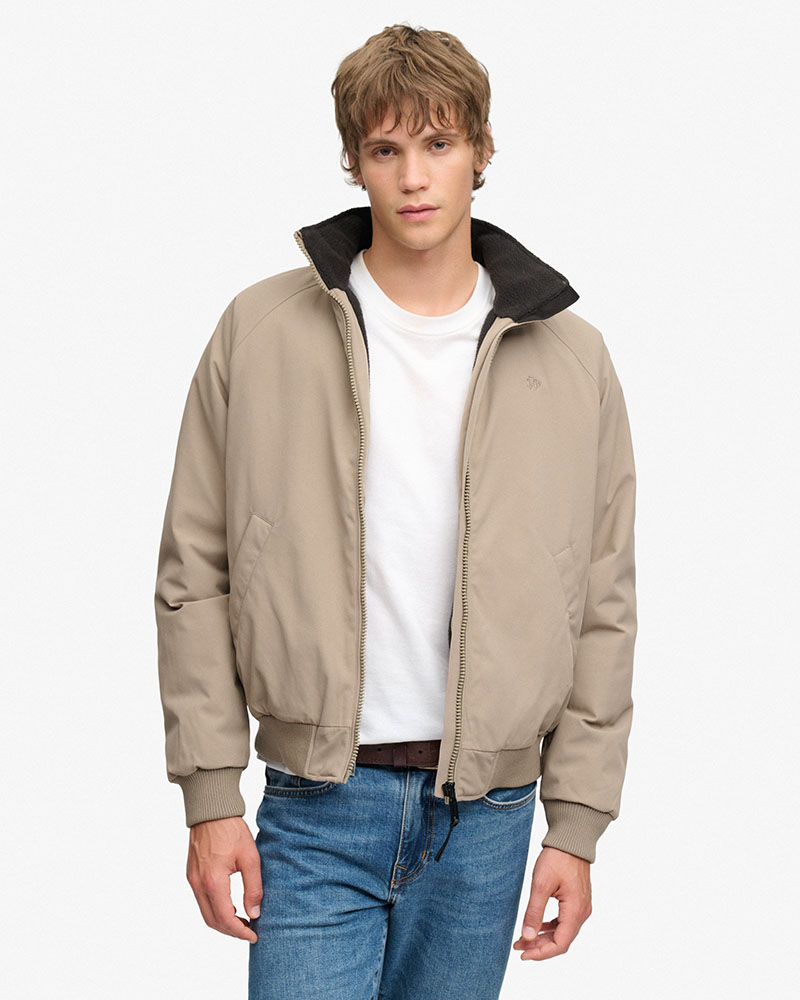 SUPERDRY & CO CITY FLEECE LINED JACKET ΜΠΟΥΦΑΝ ΑΝΔΡΙΚΟ - SD0APM5012440A000000