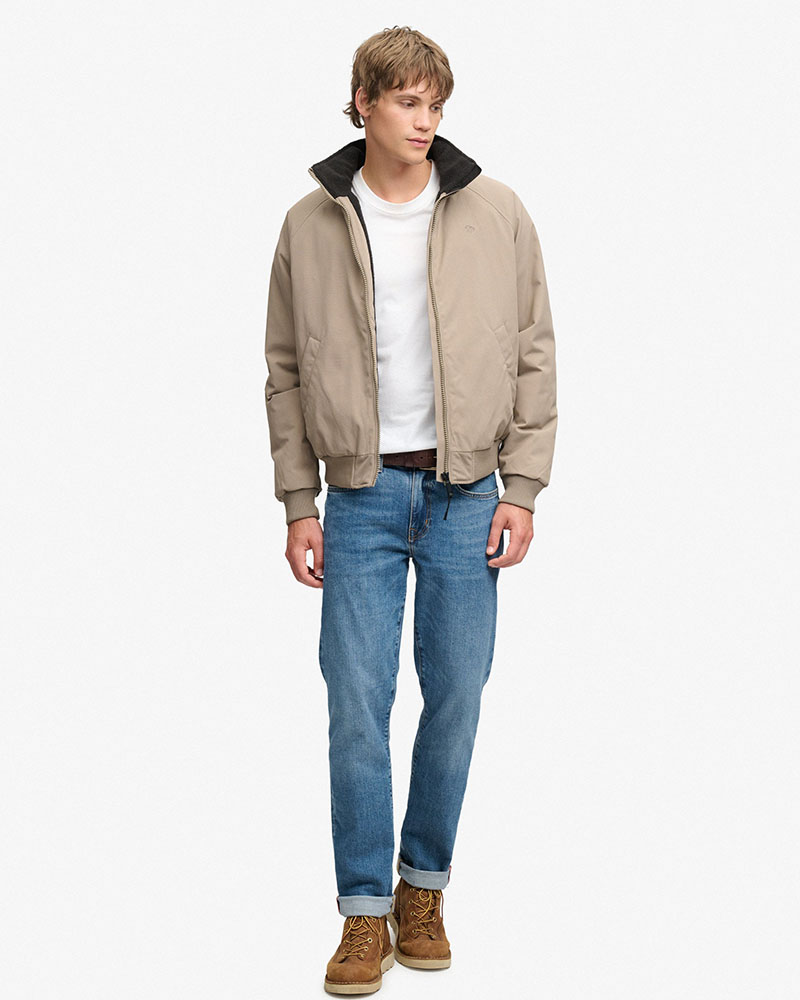 SUPERDRY & CO CITY FLEECE LINED JACKET ΜΠΟΥΦΑΝ ΑΝΔΡΙΚΟ - SD0APM5012440A000000