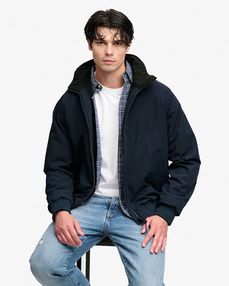 SUPERDRY & CO CITY FLEECE LINED JACKET ΜΠΟΥΦΑΝ ΑΝΔΡΙΚΟ - SD0APM5012440A000000