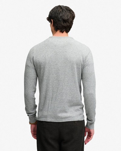 SUPERDRY & CO MINI SLUB WAFFLE LS GRANDAD ΜΠΛΟΥΖΑ ΑΝΔΡΙΚΟ - SD0APM6010974A000000