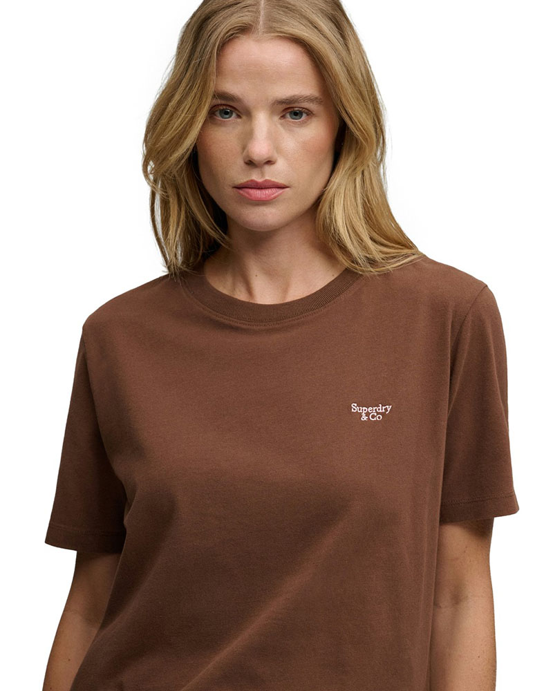SUPERDRY & CO SIGNATURE EMB TEE ΜΠΛΟΥΖΑ ΓΥΝΑΙΚΕΙΟ - SD0APW1011952A000000
