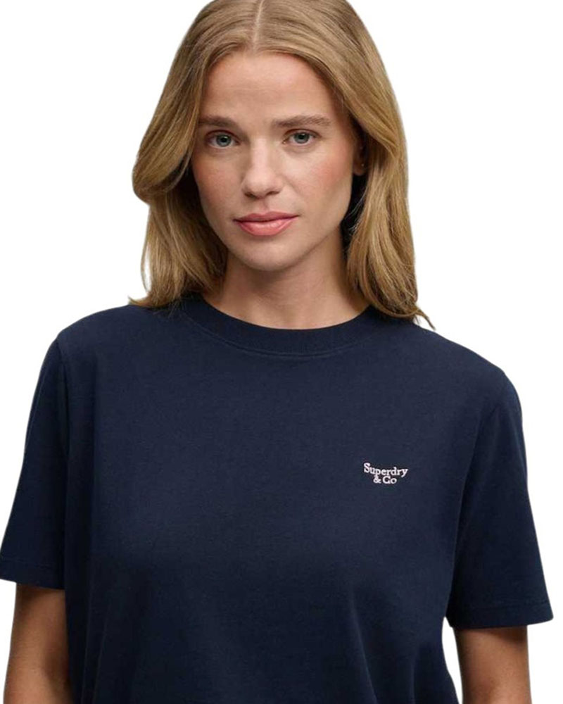 SUPERDRY & CO SIGNATURE EMB TEE ΜΠΛΟΥΖΑ ΓΥΝΑΙΚΕΙΟ - SD0APW1011952A000000