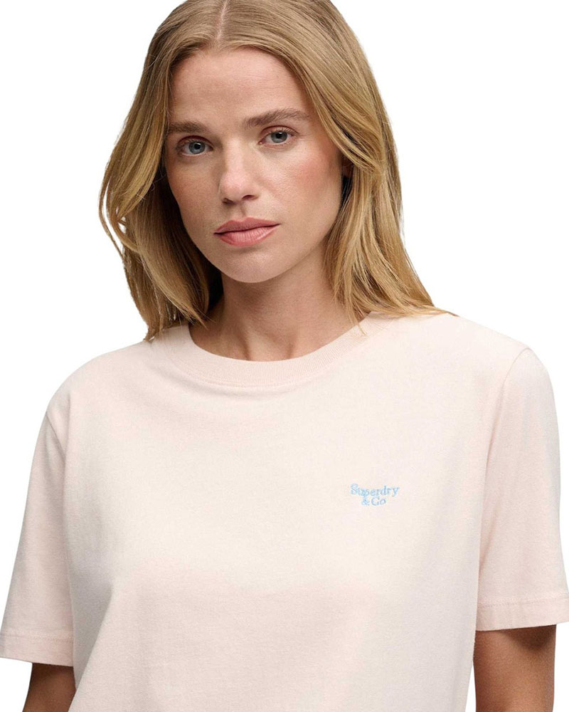 SUPERDRY & CO SIGNATURE EMB TEE ΜΠΛΟΥΖΑ ΓΥΝΑΙΚΕΙΟ - SD0APW1011952A000000