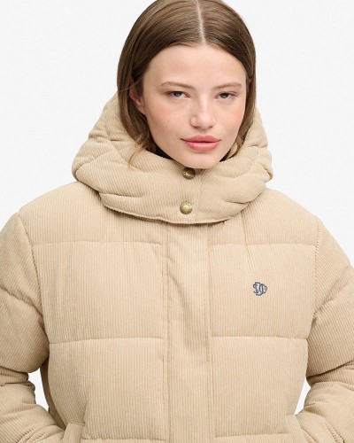 SUPERDRY & CO PREMIUM HOOD CORD PUFFER JKT ΦΟΥΤΕΡ ΓΥΝΑΙΚΕΙΟ - SD0APW5012208A000000