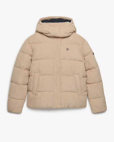 SUPERDRY & CO PREMIUM HOOD CORD PUFFER JKT ΦΟΥΤΕΡ ΓΥΝΑΙΚΕΙΟ - SD0APW5012208A000000