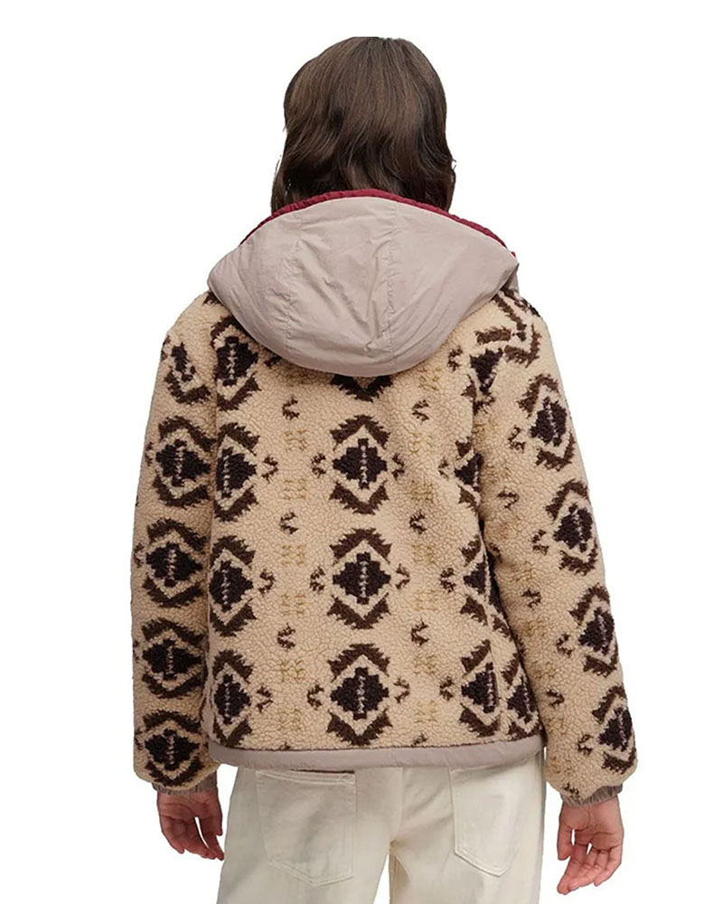 SUPERDRY & CO SHERPA JAQUARD FLEECE HYBRID ΦΟΥΤΕΡ ΓΥΝΑΙΚΕΙΟ - SD0APW5012231A000000