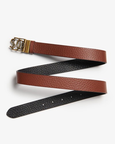 SUPERDRY & CO SD MONOGRAM LEATHER BELT ΑΞΕΣΟΥΑΡ ΓΥΝΑΙΚΕΙΟ - SD0ACW9810198A000000