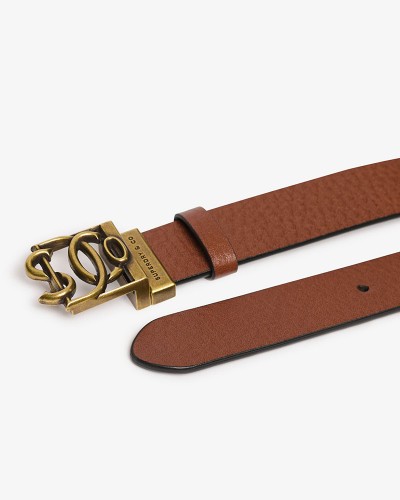 SUPERDRY & CO SD MONOGRAM LEATHER BELT ΑΞΕΣΟΥΑΡ ΓΥΝΑΙΚΕΙΟ - SD0ACW9810198A000000