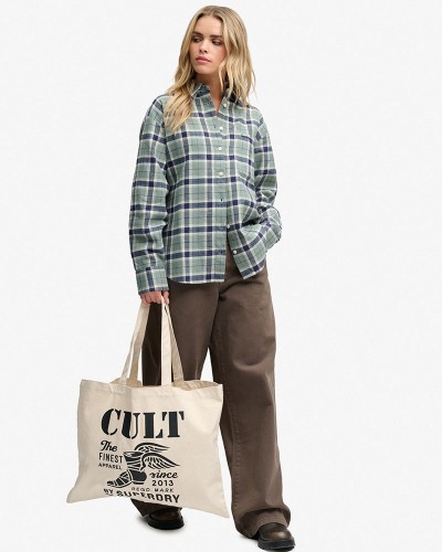 SUPERDRY & CO CULT SUPERDRY TOTE ΤΣΑΝΤΑ ΓΥΝΑΙΚΕΙΟ - SD0ACY9110279A000000