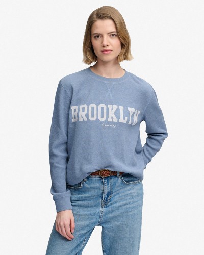 SUPERDRY & CO ATH ESSENTIAL GRAPHIC LS TOP ΜΠΛΟΥΖΑ ΓΥΝΑΙΚΕΙΟ - SD0APW6012283A000000