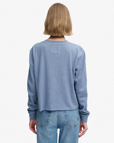 SUPERDRY & CO ATH ESSENTIAL GRAPHIC LS TOP ΜΠΛΟΥΖΑ ΓΥΝΑΙΚΕΙΟ - SD0APW6012283A000000