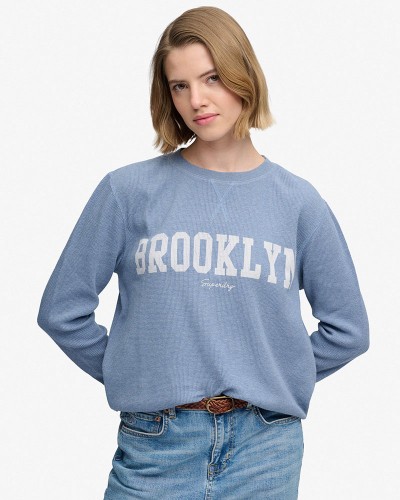 SUPERDRY & CO ATH ESSENTIAL GRAPHIC LS TOP ΜΠΛΟΥΖΑ ΓΥΝΑΙΚΕΙΟ - SD0APW6012283A000000