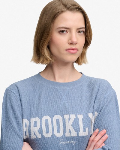 SUPERDRY & CO ATH ESSENTIAL GRAPHIC LS TOP ΜΠΛΟΥΖΑ ΓΥΝΑΙΚΕΙΟ - SD0APW6012283A000000