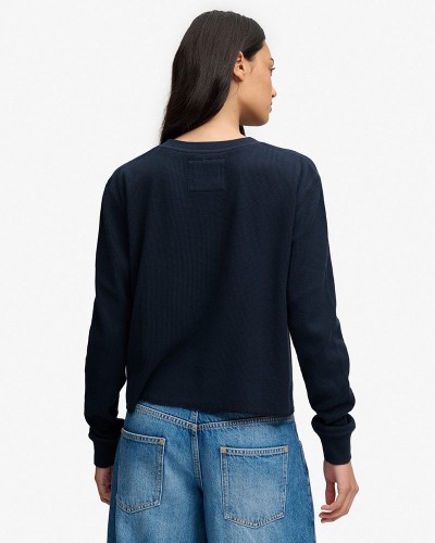 SUPERDRY & CO ATH ESSENTIAL GRAPHIC LS TOP ΜΠΛΟΥΖΑ ΓΥΝΑΙΚΕΙΟ - SD0APW6012283A000000