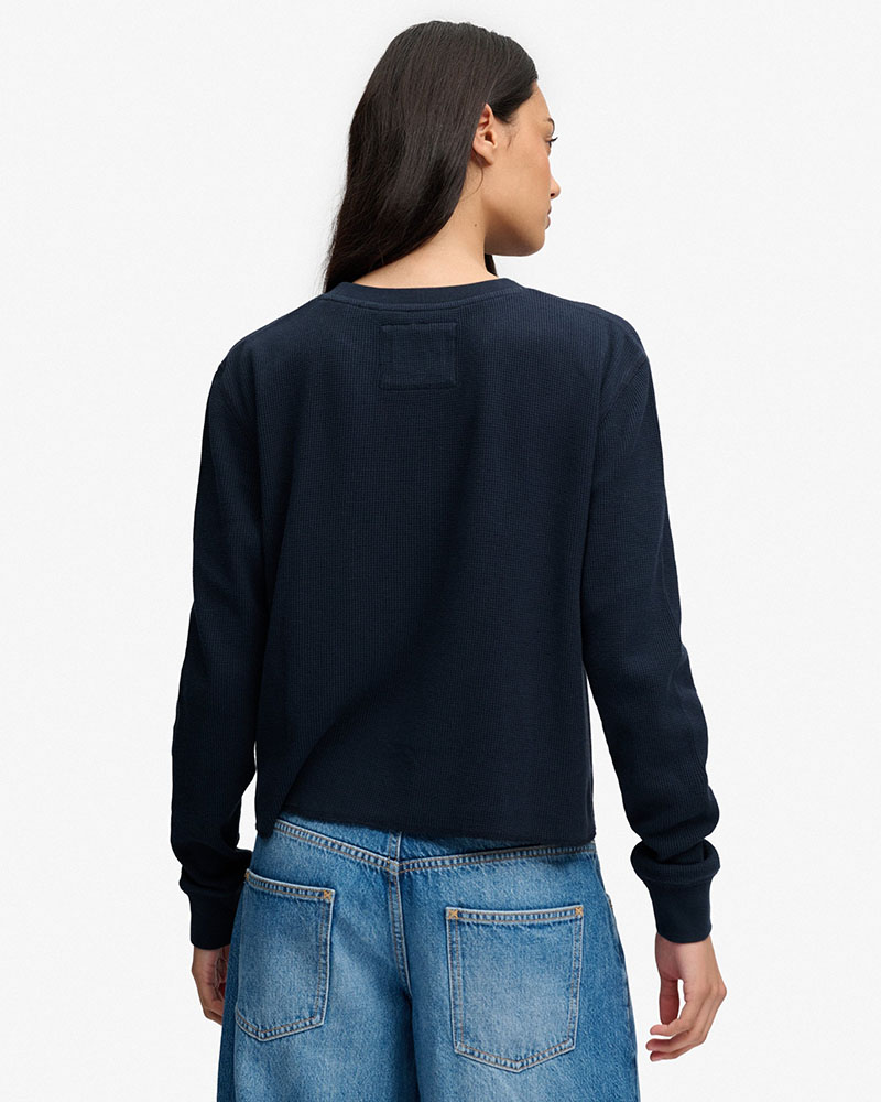 SUPERDRY & CO ATH ESSENTIAL GRAPHIC LS TOP ΜΠΛΟΥΖΑ ΓΥΝΑΙΚΕΙΟ - SD0APW6012283A000000