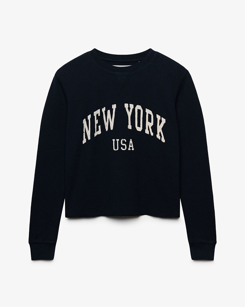 SUPERDRY & CO ATH ESSENTIAL GRAPHIC LS TOP ΜΠΛΟΥΖΑ ΓΥΝΑΙΚΕΙΟ - SD0APW6012283A000000