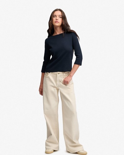 SUPERDRY & CO ATH ESS POINTELLE 1/2 SLV TOP ΜΠΛΟΥΖΑ ΓΥΝΑΙΚΕΙΟ - SD0APW6012284A000000