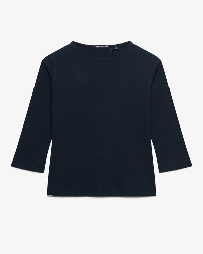SUPERDRY & CO ATH ESS POINTELLE 1/2 SLV TOP ΜΠΛΟΥΖΑ ΓΥΝΑΙΚΕΙΟ - SD0APW6012284A000000
