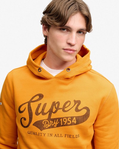 SUPERDRY & CO VINTAGE SCRIPT HOOD ΦΟΥΤΕΡ ΑΝΔΡΙΚΟ - SD0APM2014566A000000
