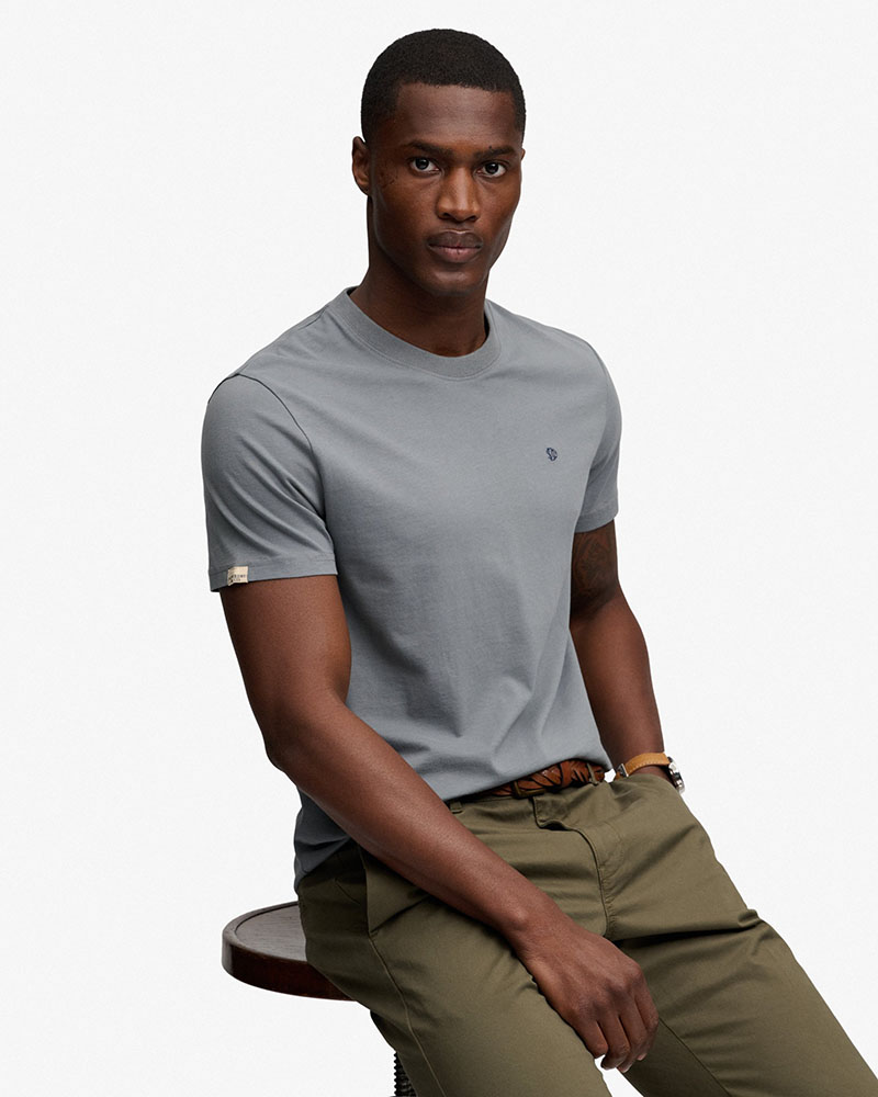 SUPERDRY & CO D1 ESSENTIAL SDCO LOGO EMB TEE ΜΠΛΟΥΖΑ ΑΝΔΡΙΚΟ - SD0APM1012473A000000