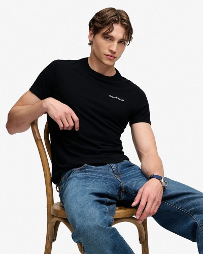 SUPERDRY & CO D1 ESSENTIAL COMPANY LOGO TEE ΜΠΛΟΥΖΑ ΑΝΔΡΙΚΟ - SD0APM1012465A000000