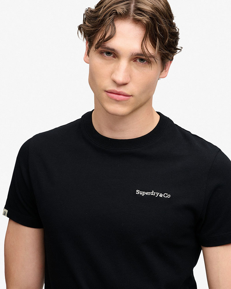 SUPERDRY & CO D1 ESSENTIAL COMPANY LOGO TEE ΜΠΛΟΥΖΑ ΑΝΔΡΙΚΟ - SD0APM1012465A000000