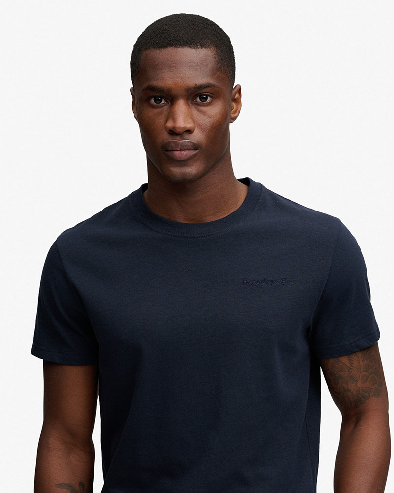 SUPERDRY & CO D1 ESSENTIAL COMPANY LOGO TEE ΜΠΛΟΥΖΑ ΑΝΔΡΙΚΟ - SD0APM1012465A000000