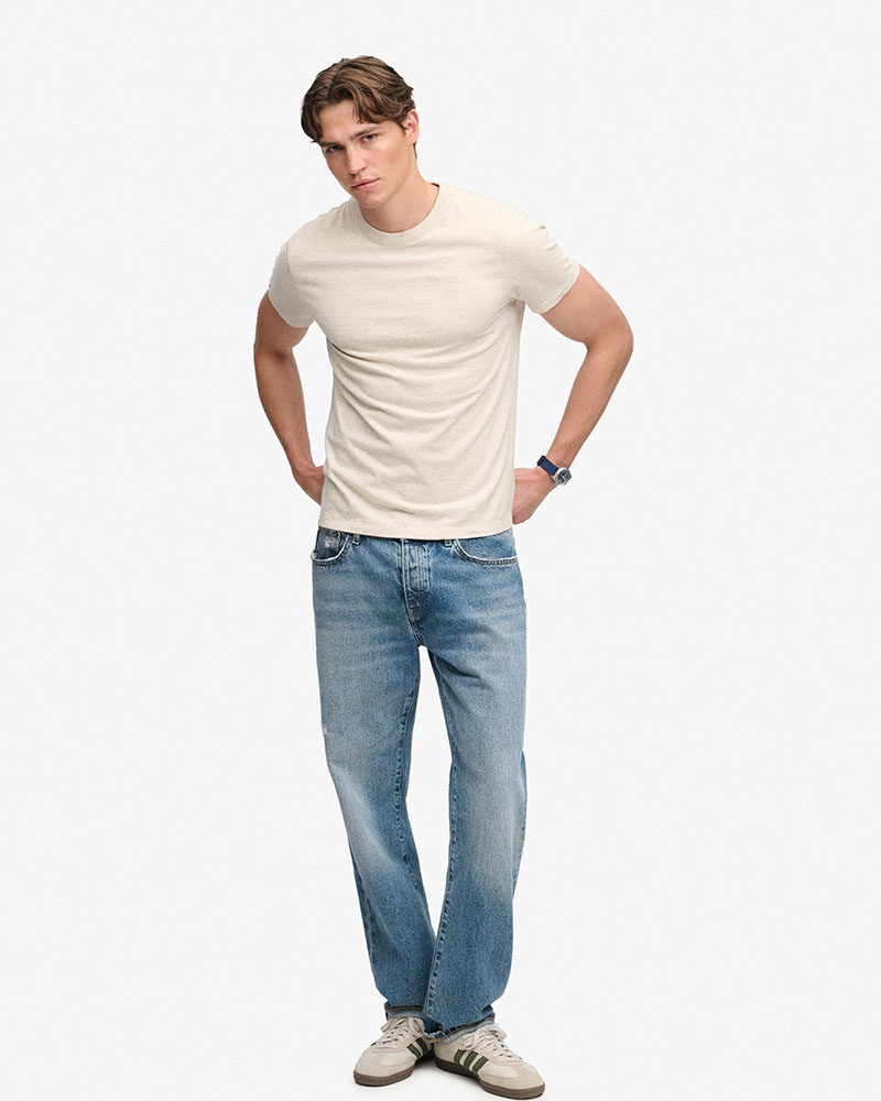 SUPERDRY & CO D1 ESSENTIAL COMPANY LOGO TEE ΜΠΛΟΥΖΑ ΑΝΔΡΙΚΟ - SD0APM1012465A000000