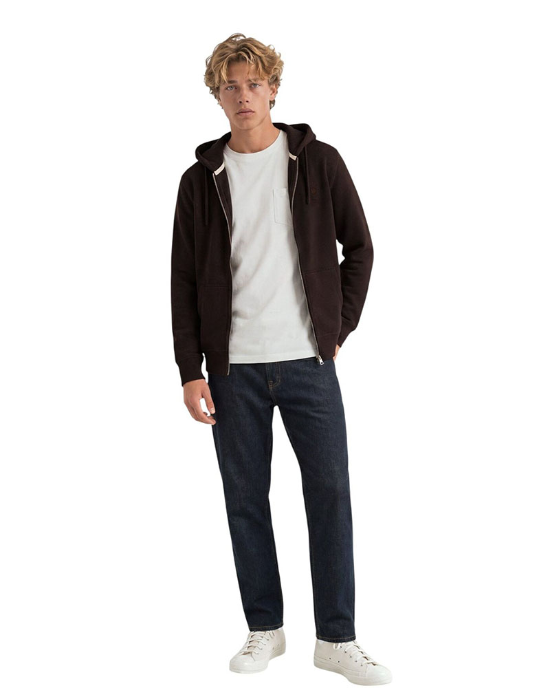 SUPERDRY & CO D1 OVIN ESSENTIAL SDCO LOGO ZIPHOOD ΦΟΥΤΕΡ ΑΝΔΡΙΚΟ - SD0APM2014703A000000