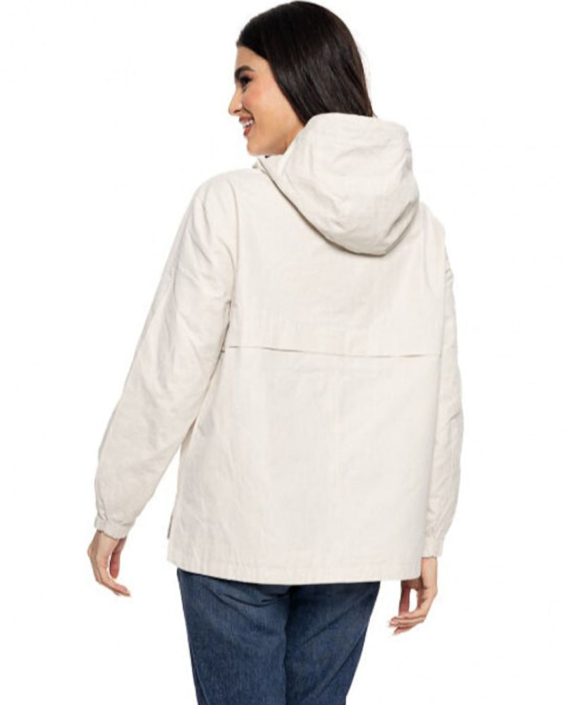 SPLENDID S' Γυναικείο κοντό πανωφόρι με ενσωματωμένη κουκούλα - 51-101-005