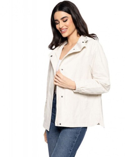 SPLENDID S' Γυναικείο κοντό πανωφόρι με ενσωματωμένη κουκούλα - 51-101-005