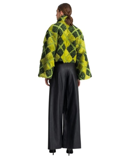 MOUTAKI FAUX FUR COAT - 25.06.143