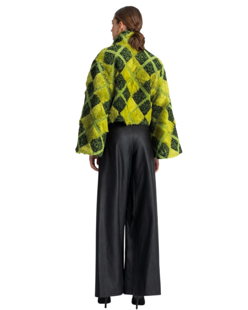 MOUTAKI FAUX FUR COAT - 25.06.143