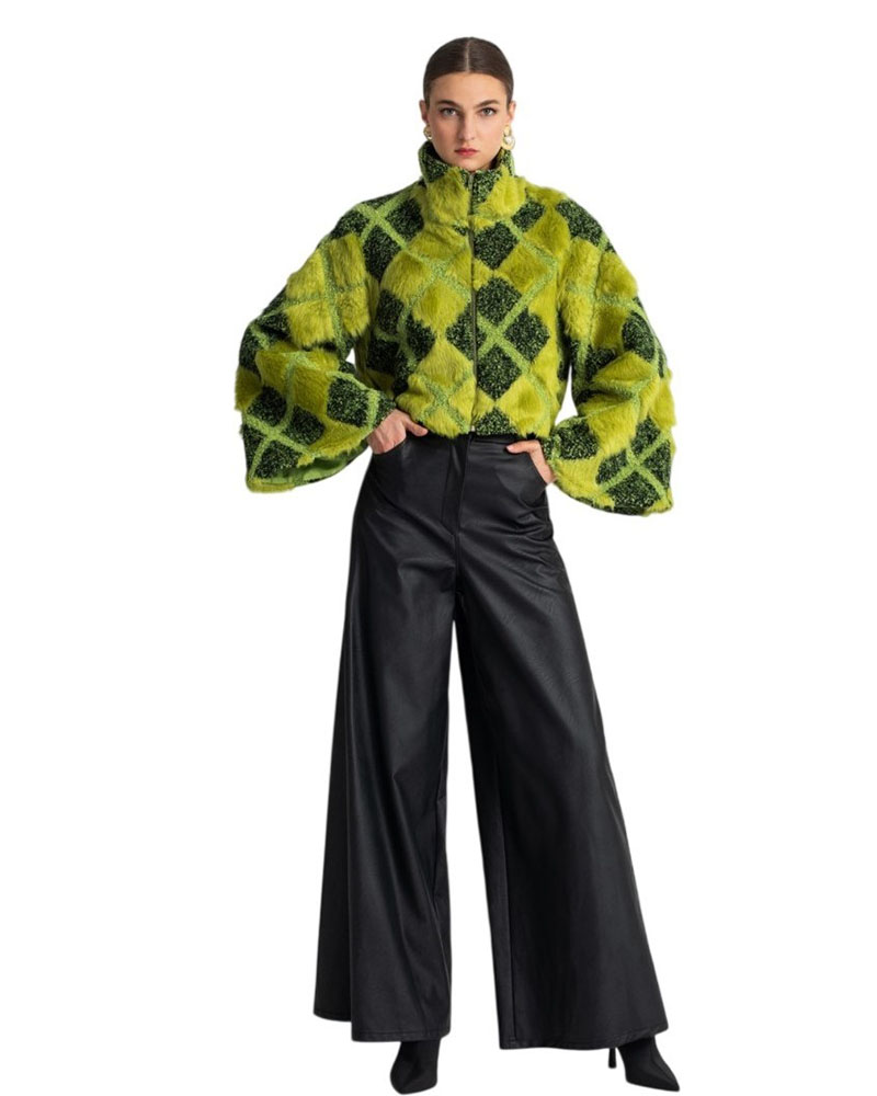 MOUTAKI FAUX FUR COAT - 25.06.143