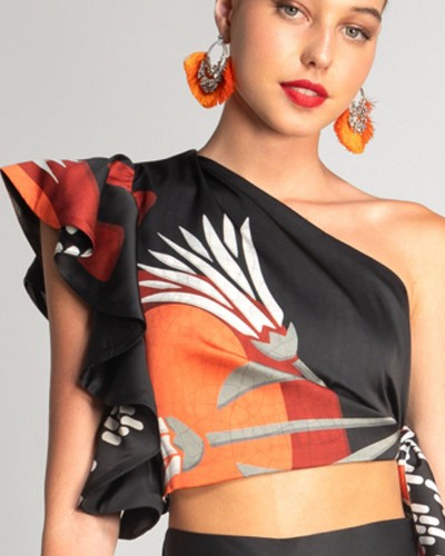 MOUTAKI WRAP TOP - 25.01.09A MOUTAKI WRAP TOP - 25.01.09A
