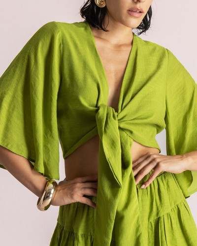 MOUTAKI WRAP TOP - 26.01.50