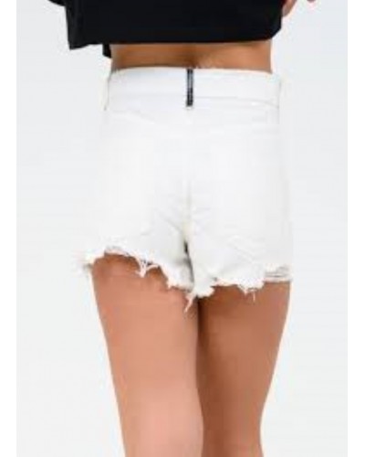 KENDALL +  KYLIE K&K W MINI SHORTS DESTROYED DENIM - KKW342104