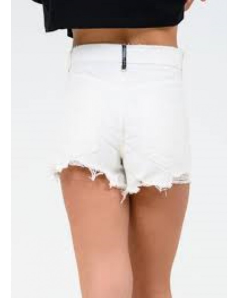 KENDALL +  KYLIE K&K W MINI SHORTS DESTROYED DENIM - KKW342104