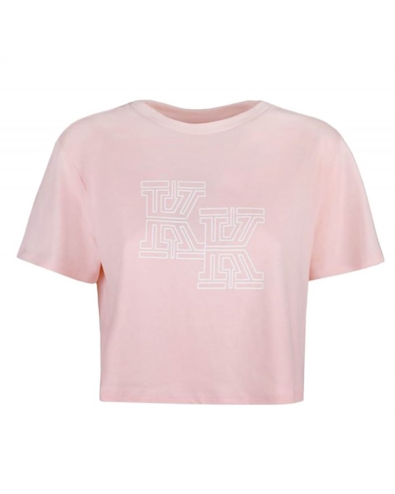 KENDALL +  KYLIE K&K W PS * CROPPED LOGO T-SHIRT - KKW3604202