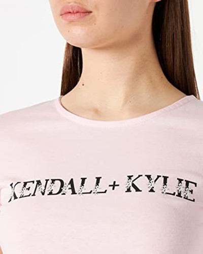 KENDALL +  KYLIE K&K W FLOWER LOGO FITTED TANK TOP - KKW3611628