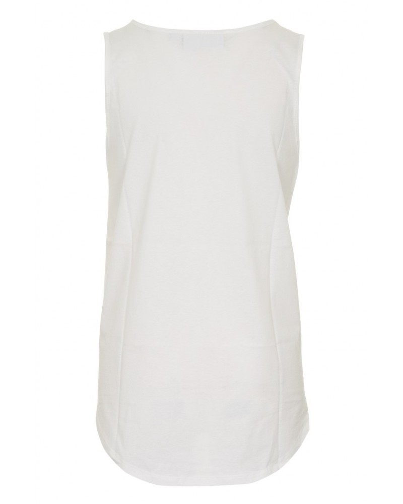 KENDALL +  KYLIE K&K W SLEEVELESS LONG LOOSE TEE - KKW3611643