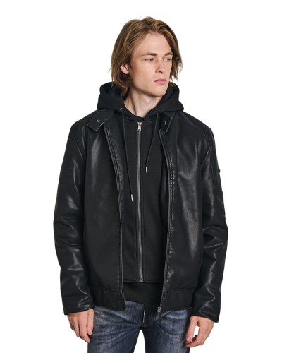 STAFF Sonny Man Eco Leather Jacket 45% PU 55% Pol - 66-202.056