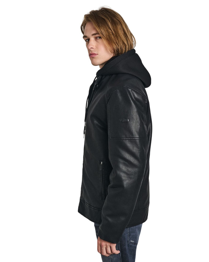STAFF Sonny Man Eco Leather Jacket 45% PU 55% Pol - 66-202.056 STAFF Sonny Man Eco Leather Jacket 45% PU 55% Pol - 66-202.056