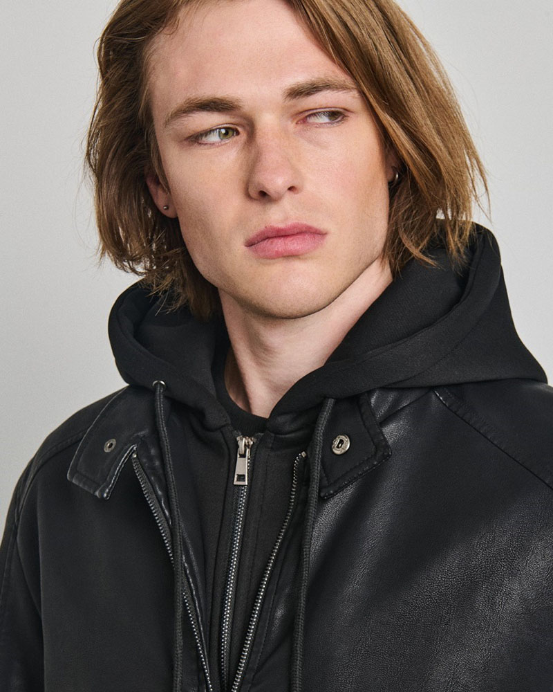 STAFF Sonny Man Eco Leather Jacket 45% PU 55% Pol - 66-202.056 STAFF Sonny Man Eco Leather Jacket 45% PU 55% Pol - 66-202.056