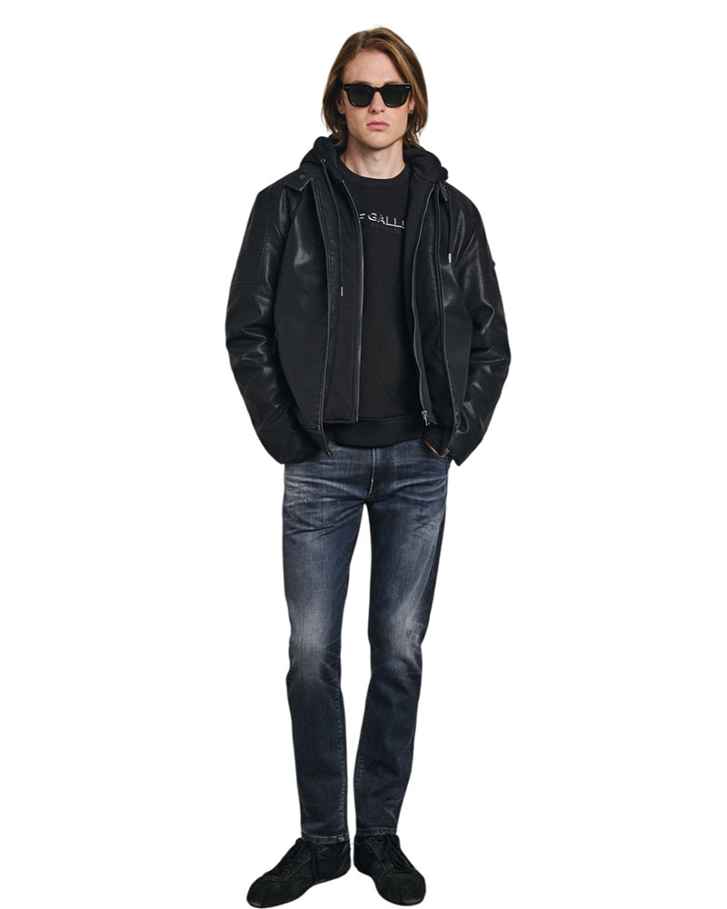 STAFF Sonny Man Eco Leather Jacket 45% PU 55% Pol - 66-202.056 STAFF Sonny Man Eco Leather Jacket 45% PU 55% Pol - 66-202.056