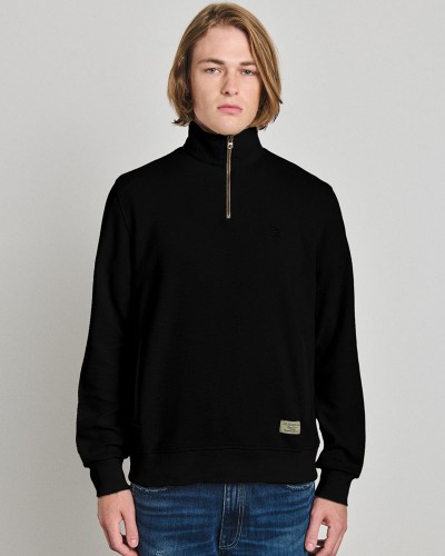 STAFF Nerdom Man Half Zip Sweatshirt 100% Cotton - 64-108.056