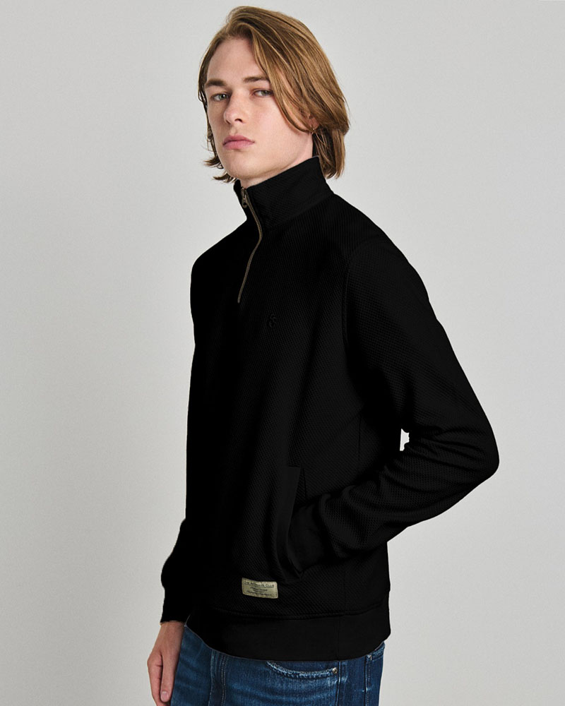 STAFF Nerdom Man Half Zip Sweatshirt 100% Cotton - 64-108.056 STAFF Nerdom Man Half Zip Sweatshirt 100% Cotton - 64-108.056