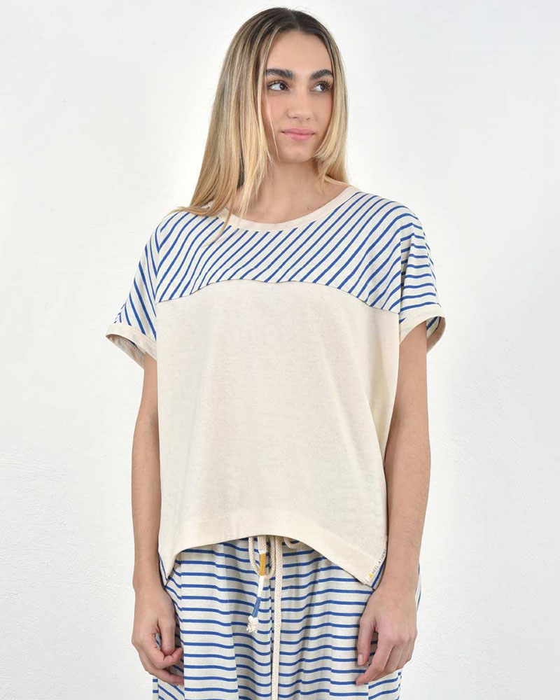 HEEL ΡΙΓΑ REC COTTON ΜΠΛΟΥΖΑ AMANIKH - 53-152002 HEEL ΡΙΓΑ REC COTTON ΜΠΛΟΥΖΑ AMANIKH - 53-152002