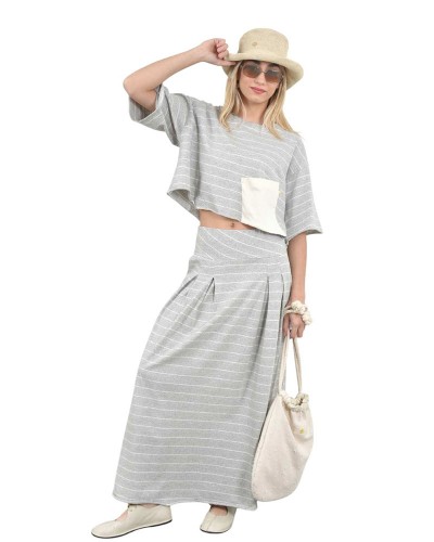 HEEL ΡΙΓΑ REC COTTON TOP CROP ΤΣΕΠΗ - 53-152006 HEEL ΡΙΓΑ REC COTTON TOP CROP ΤΣΕΠΗ - 53-152006
