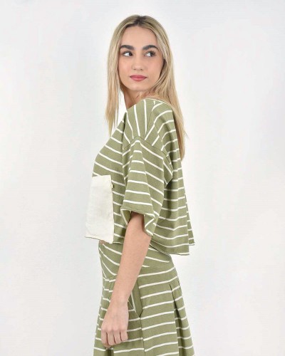 HEEL ΡΙΓΑ REC COTTON TOP CROP ΤΣΕΠΗ - 53-152006 HEEL ΡΙΓΑ REC COTTON TOP CROP ΤΣΕΠΗ - 53-152006